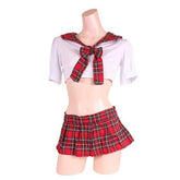 Tartan Temptation - Stretchy Cosplay Skirt and Jacket Set Skirts And Club Wear